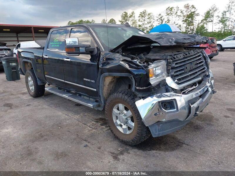 2019 GMC SIERRA 2500HD SLT Black  Diesel 1GT12REY1KF261929 photo #1