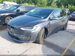 2023 TESLA MODEL X DUAL MOTOR ALL-WHEEL DRIVE/STANDARD RANGE Gray  Electric 7SAXCDE54PF398149 photo #3