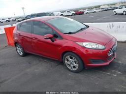 2014 FORD FIESTA SE Red  Gasoline 3FADP4EJXEM163495 photo #2