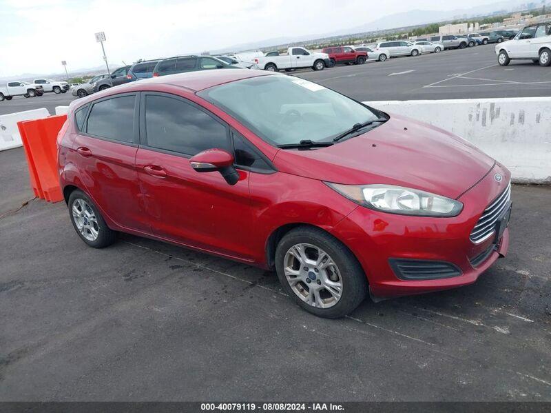 2014 FORD FIESTA SE Red  Gasoline 3FADP4EJXEM163495 photo #1