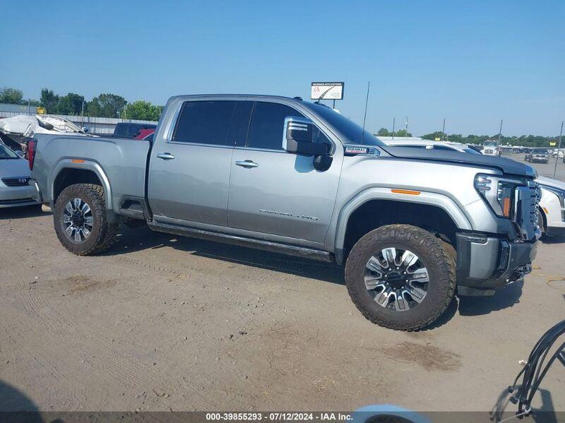 2024 GMC SIERRA 2500HD 4WD  STANDARD BED DENALI Gray  Diesel 1GT49REY7RF275983 photo #1