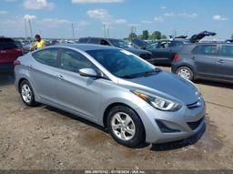 2015 HYUNDAI ELANTRA SE Silver  Gasoline 5NPDH4AE6FH578000 photo #2