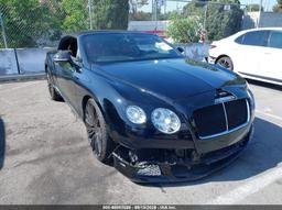 2013 BENTLEY CONTINENTAL GTC V8 Black  Gasoline SCBGT3ZA7DC080648 photo #2