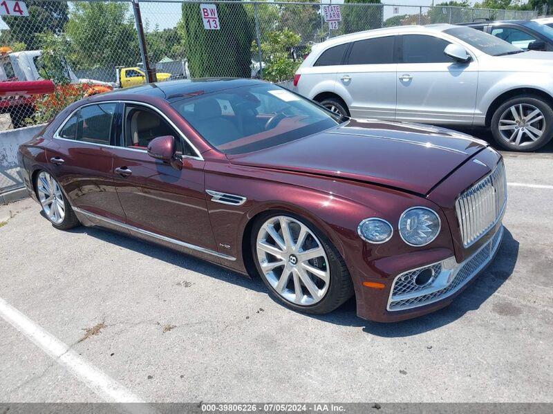 2021 BENTLEY FLYING SPUR W12 Maroon  gas SCBBB6ZG9MC084879 photo #1