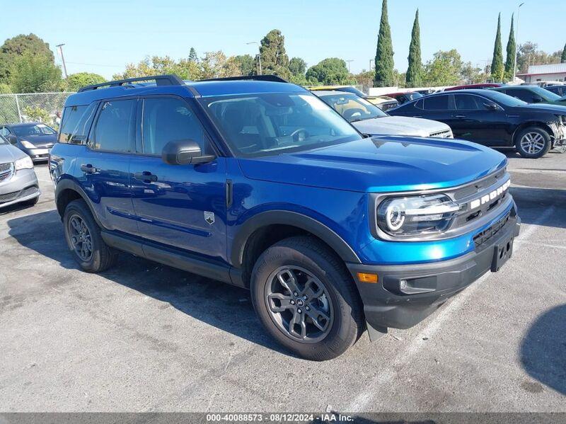 2023 FORD BRONCO SPORT BIG BEND Blue  Gasoline 3FMCR9B64PRE05518 photo #1