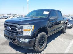 2022 FORD F-150 XL Black  Gasoline 1FTEW1CPXNKE13817 photo #3