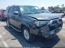 2021 TOYOTA 4RUNNER SR5 PREMIUM Gray  Gasoline JTEFU5JR2M5234797 photo #2