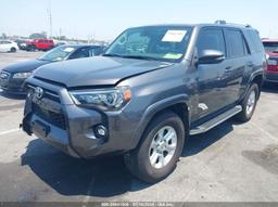 2021 TOYOTA 4RUNNER SR5 PREMIUM Gray  Gasoline JTEFU5JR2M5234797 photo #3