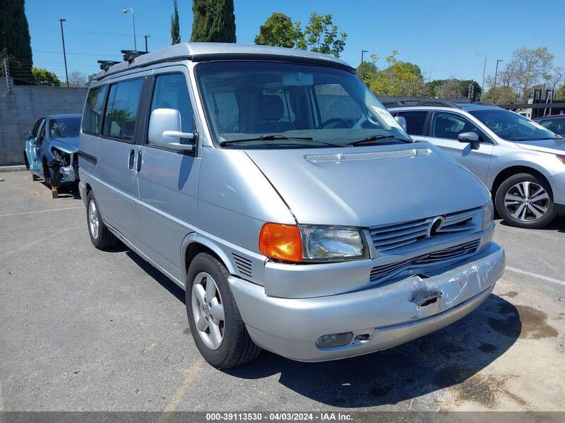 2002 VOLKSWAGEN EUROVAN MV Silver  Gasoline WV2NB47072H080691 photo #1