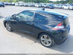 2013 HONDA CR-Z EX Black  Hybrid JHMZF1C61DS001906 photo #4