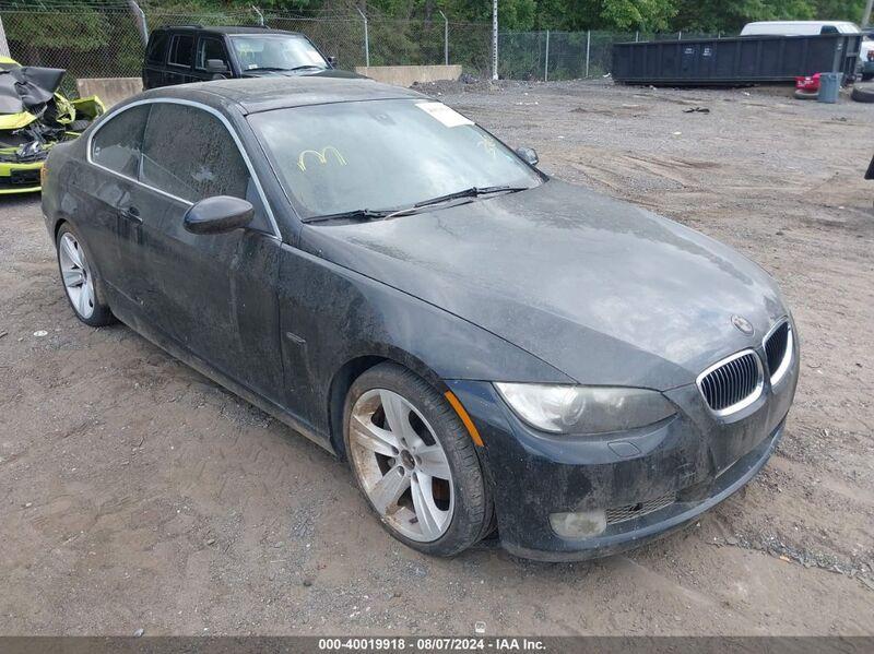 2007 BMW 335I Black  Gasoline WBAWB73577P032348 photo #1