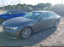 2018 BMW 740I Maroon  Gasoline WBA7E2C53JG741459 photo #3