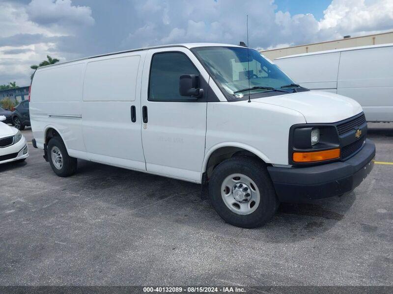 2016 CHEVROLET EXPRESS 3500 WORK VAN White extended flexible fuel 1GCZGHFG1G1336153 photo #1