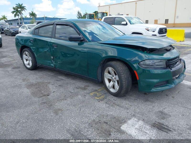 2015 DODGE CHARGER POLICE Green  Gasoline 2C3CDXKT5FH841581 photo #1