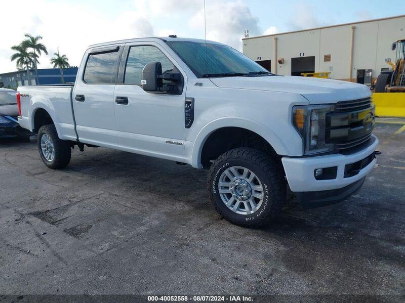 2019 FORD F-250 XLT White  Diesel 1FT7W2BTXKEC16766 photo #1