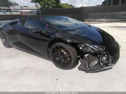 2019 LAMBORGHINI HURACAN LP580-2S Black  Gasoline ZHWUR2ZF3KLA11354 photo #2