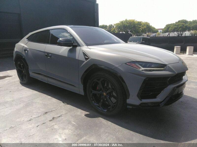 2019 LAMBORGHINI URUS Gray  Gasoline ZPBUA1ZL3KLA01316 photo #1