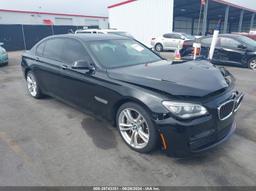 2013 BMW 750LI Black  Gasoline WBAYE8C50DD132391 photo #2