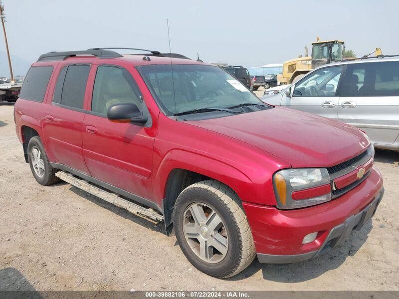 2005 CHEVROLET TRAILBLAZER EXT LT Red  Gasoline 1GNET16S756155085 photo #1