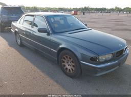 2000 BMW 740IL Blue  Gasoline WBAGH8349YDP13260 photo #2