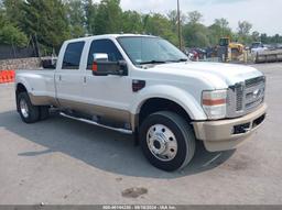 2008 FORD F-450 KING RANCH/LARIAT/XL/XLT White  Diesel 1FTXW43R28ED71206 photo #2