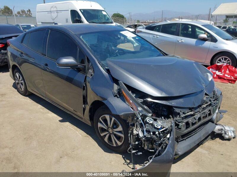 2017 TOYOTA PRIUS PRIME ADVANCED Gray  Hybrid JTDKARFP5H3043435 photo #1