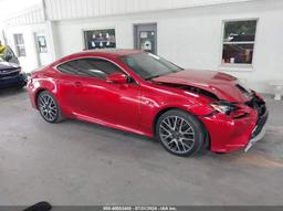 2017 LEXUS RC 200T Red  Gasoline JTHHA5BC6H5006953 photo #2