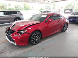 2017 LEXUS RC 200T Red  Gasoline JTHHA5BC6H5006953 photo #3