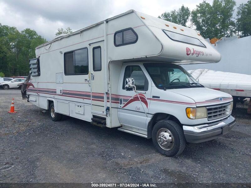 1995 FORD ECONOLINE E350 CUTAWAY VAN White  Gasoline 1FDKE30G8SHA77062 photo #1