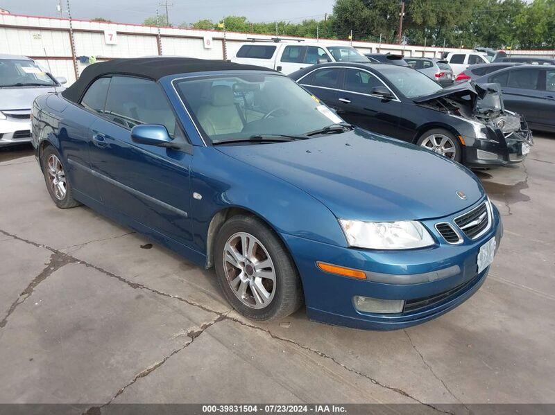 2006 SAAB 9-3 2.0T Blue  Gasoline YS3FD75Y866001370 photo #1