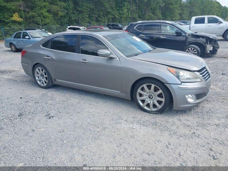 2013 HYUNDAI EQUUS SIGNATURE Gray  Gasoline KMHGH4JH5DU062247 photo #1