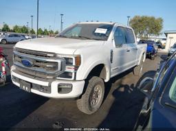 2020 FORD F-250 PLATINUM White  Diesel 1FT8W2BT3LEE42492 photo #3