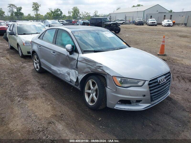 2015 AUDI A3 2.0T PREMIUM Silver  Flexible Fuel WAUBFGFF6F1080786 photo #1