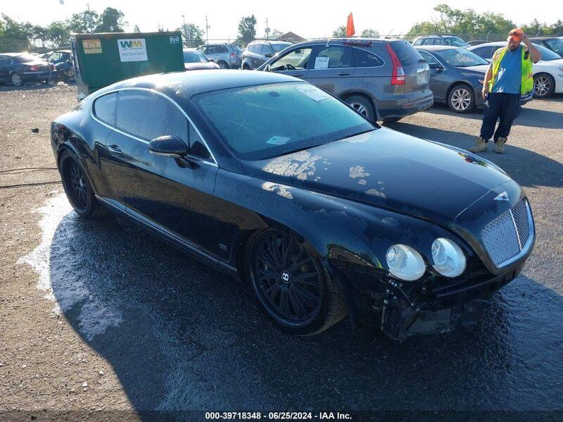 2007 BENTLEY CONTINENTAL GT Black  Gasoline SCBCR73WX7C042957 photo #1