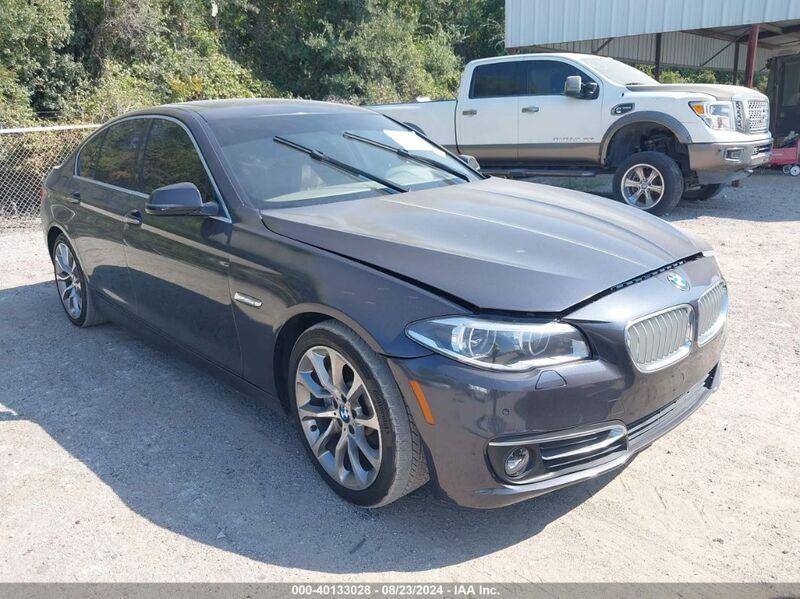 2014 BMW 535I Gray  Gasoline WBA5B1C51ED475795 photo #1