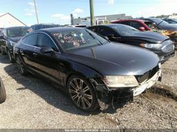 2012 AUDI A7 PREMIUM Gray  gas WAUSGAFC7CN029611 photo #2