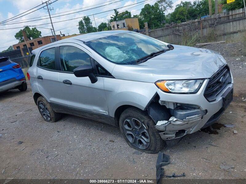 2020 FORD ECOSPORT S Silver  Gasoline MAJ6S3FL5LC356377 photo #1