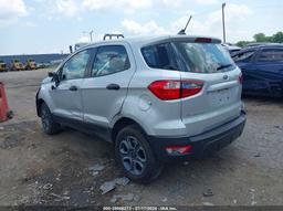 2020 FORD ECOSPORT S Silver  Gasoline MAJ6S3FL5LC356377 photo #4