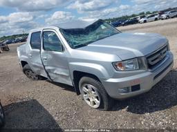 2010 HONDA RIDGELINE RTS Silver  Gasoline 5FPYK1F41AB004260 photo #2