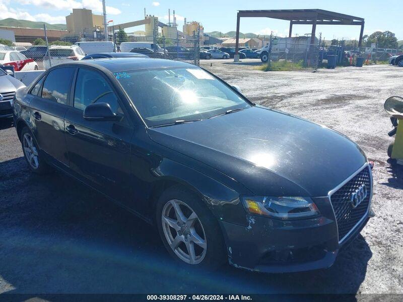 2009 AUDI A4 2.0T PREMIUM Black  Gasoline WAULF78K19A085641 photo #1