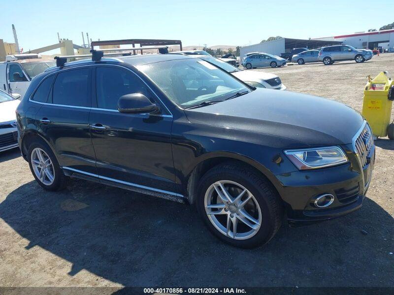 2015 AUDI Q5 2.0T PREMIUM Black  Flexible Fuel WA1CFAFPXFA084489 photo #1