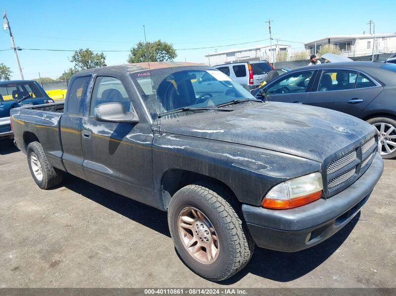 2001 DODGE DAKOTA SLT/SPORT Black  Gasoline 1B7GL22N91S188050 photo #1