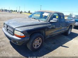 2001 DODGE DAKOTA SLT/SPORT Black  Gasoline 1B7GL22N91S188050 photo #3