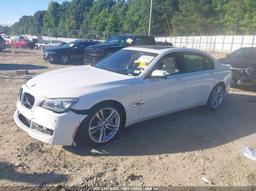 2015 BMW 750LI XDRIVE White  Gasoline WBAYF8C50FD654728 photo #3