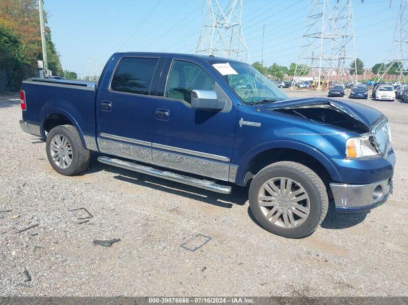 2007 LINCOLN MARK LT Blue  Gasoline 5LTPW18597FJ09886 photo #1