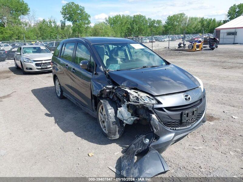 2013 MAZDA MAZDA5 GRAND TOURING Gray  Gasoline JM1CW2DL5D0150221 photo #1