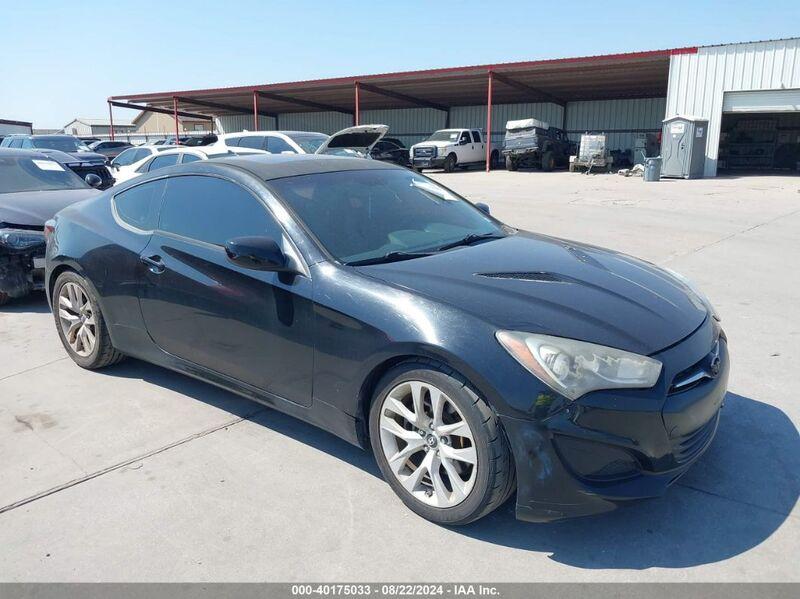 2013 HYUNDAI GENESIS 2.0T PREMIUM Black  Gasoline KMHHT6KD4DU097758 photo #1