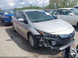 2019 TOYOTA PRIUS PRIME PREMIUM Silver  Hybrid JTDKARFP8K3110892 photo #2