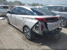 2019 TOYOTA PRIUS PRIME PREMIUM Silver  Hybrid JTDKARFP8K3110892 photo #4