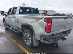 2021 CHEVROLET SILVERADO 2500HD 4WD  STANDARD BED CUSTOM Silver  Gasoline 1GC4YME78MF284617 photo #4